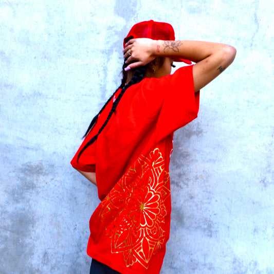 Red Mandala Tee